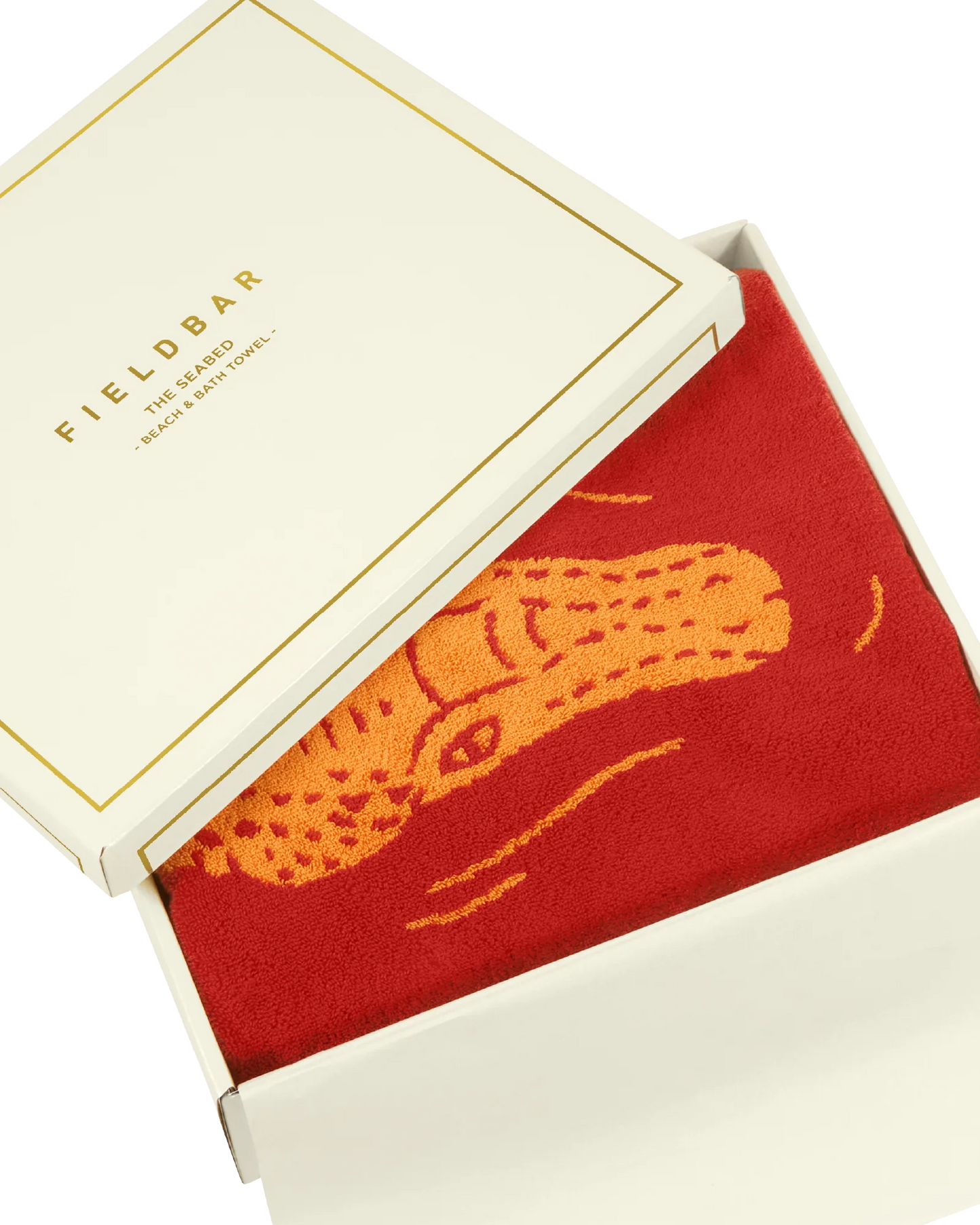 Seabed Beach & Bath Towel / Orchard Orange