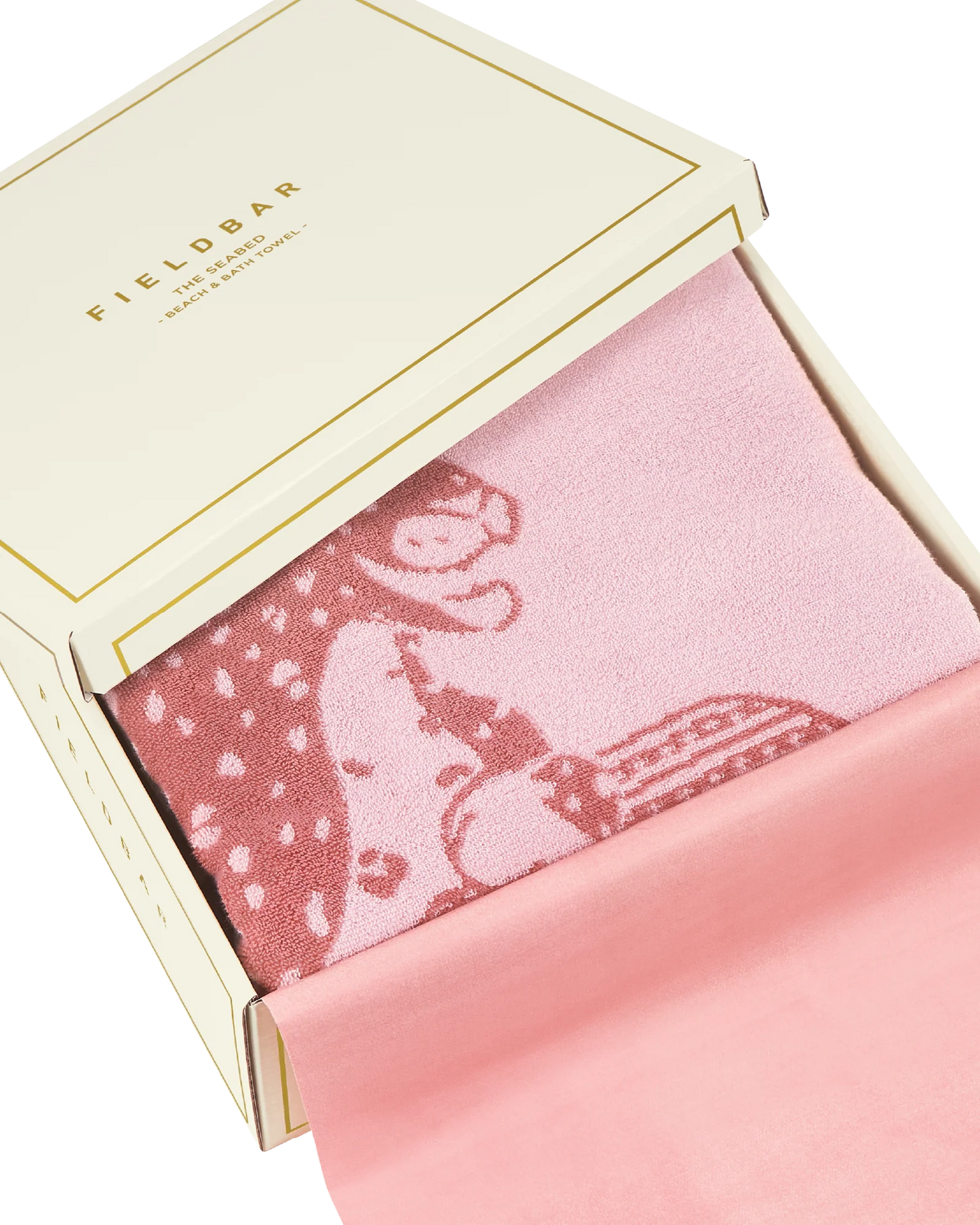 Seabed Beach & Bath Towel / Nellie Pink